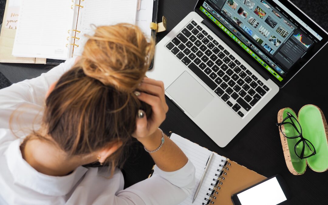 Working from home stress