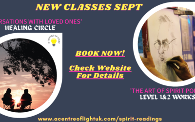 New Classes Sept | Places Going Fast